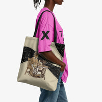 Harriet Powers Celestial Mystery Tote Bag Vintage Line Art - African American Folk Quilt Pattern
