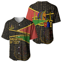 Daughters Of Isis Baseball Jersey Ancient Egyptian Queen Hieroglyphic Art