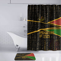 Daughters Of Isis Bathroom Set Ancient Egyptian Queen Hieroglyphic Art