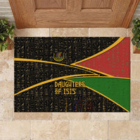 Daughters Of Isis Rubber Doormat Ancient Egyptian Queen Hieroglyphic Art