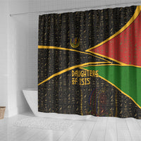 Daughters Of Isis Shower Curtain Ancient Egyptian Queen Hieroglyphic Art