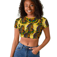 Personalized Daughters Of Isis Raglan Cropped T shirt Ancient Egyptian Goddess Pharaoh