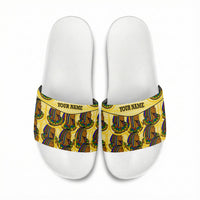 Personalized Daughters Of Isis Slide Sandals Ancient Egyptian Goddess Pharaoh