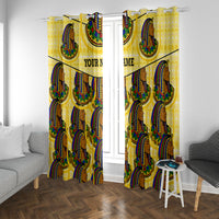 Personalized Daughters Of Isis Window Curtain Ancient Egyptian Goddess Pharaoh