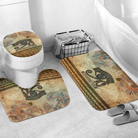 Daughters Of Isis Bathroom Set Eye Of Horus Ancient Egyptian Goddess - Vintage Parchment Art