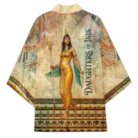 Daughters Of Isis Kimono Eye Of Horus Ancient Egyptian Goddess - Vintage Parchment Art