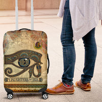 Daughters Of Isis Luggage Cover Eye Of Horus Ancient Egyptian Goddess - Vintage Parchment Art