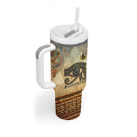 Daughters Of Isis Tumbler With Handle Eye Of Horus Ancient Egyptian Goddess - Vintage Parchment Art