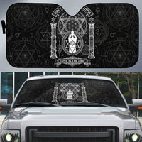 Ordo Templi Orientis Occult Symbolism Auto Sun Shade Esoteric Alchemy Sacred Geometry Black