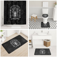 Ordo Templi Orientis Occult Symbolism Bathroom Set Esoteric Alchemy Sacred Geometry Black