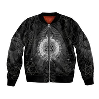 Ordo Templi Orientis Occult Symbolism Bomber Jacket Esoteric Alchemy Sacred Geometry Black