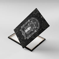 Ordo Templi Orientis Occult Symbolism Canvas Wall Art Esoteric Alchemy Sacred Geometry Black