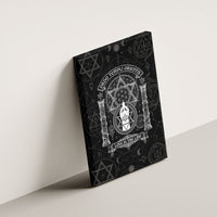 Ordo Templi Orientis Occult Symbolism Canvas Wall Art Esoteric Alchemy Sacred Geometry Black