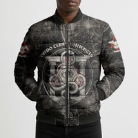 Ordo Templi Orientis Thelema Bomber Puffer Jacket Do What Thou Wilt Mystic Serpent