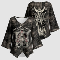 Ordo Templi Orientis Thelema Kimono Sleeve Blouse Do What Thou Wilt Mystic Serpent