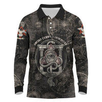 Ordo Templi Orientis Thelema Long Sleeve Polo Shirt Do What Thou Wilt Mystic Serpent