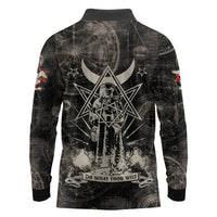Ordo Templi Orientis Thelema Long Sleeve Polo Shirt Do What Thou Wilt Mystic Serpent