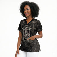Ordo Templi Orientis Thelema Scrub Top Do What Thou Wilt Mystic Serpent
