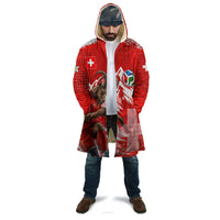 Personalized Switzerland Football Alpine Goat Cloak Swiss Flag Snow Mountain - Soccer Mascot