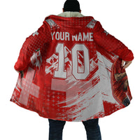 Personalized Switzerland Football Alpine Goat Cloak Swiss Flag Snow Mountain - Soccer Mascot