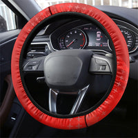 Switzerland Football Alpine Goat Steering Wheel Cover Swiss Flag Snow Mountain - Soccer Mascot