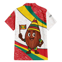 Grenada Family Matching Mermaid Dress and Hawaiian Shirt with Cocoa Bean Mascot and National Flag Colors - Wonder Print Shop