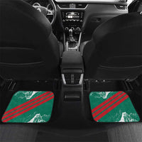 Grenada Mountain Graphic Car Mats with National Flag and Saint Catherine Quote Design - Wonder Print Shop