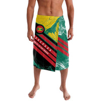 Grenada Mountain Graphic Lavalava with National Flag and Saint Catherine Quote Design - Wonder Print Shop