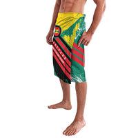 Grenada Mountain Graphic Lavalava with National Flag and Saint Catherine Quote Design - Wonder Print Shop