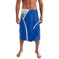 El Salvador National Flag Lavalava with Coat of Arms and Blue White Stripes Design - Wonder Print Shop