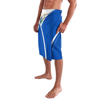 El Salvador National Flag Lavalava with Coat of Arms and Blue White Stripes Design - Wonder Print Shop