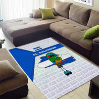 El Salvador National Symbol Area Rug with Torogoz Bird and Flag Map Design - Wonder Print Shop
