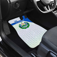 El Salvador National Symbol Car Mats with Torogoz Bird and Flag Map Design - Wonder Print Shop