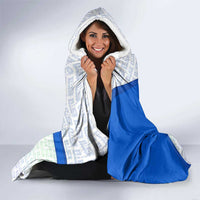 El Salvador National Symbol Hooded Blanket with Torogoz Bird and Flag Map Design - Wonder Print Shop