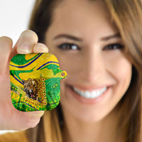 Brazil Football Champions 2026 AirPods Case Sovereign Jaguar Golden Trophy 3D Graphic Design