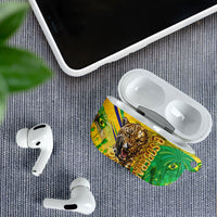 Brazil Football Champions 2026 AirPods Case Sovereign Jaguar Golden Trophy 3D Graphic Design