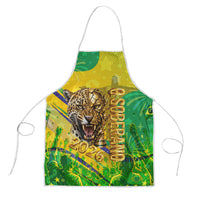 Brazil Football Champions 2026 Apron Sovereign Jaguar Golden Trophy 3D Graphic Design