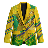 Brazil Football Champions 2026 Blazer Sovereign Jaguar Golden Trophy 3D Graphic Design