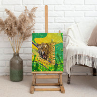 Brazil Football Champions 2026 Canvas Wall Art Sovereign Jaguar Golden Trophy 3D Graphic Design