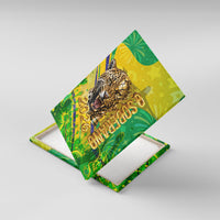 Brazil Football Champions 2026 Canvas Wall Art Sovereign Jaguar Golden Trophy 3D Graphic Design