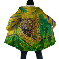 Brazil Football Champions 2026 Cloak Sovereign Jaguar Golden Trophy 3D Graphic Design