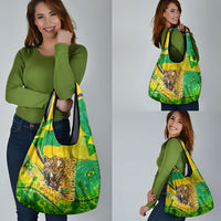 Brazil Football Champions 2026 Grocery Bag Sovereign Jaguar Golden Trophy 3D Graphic Design