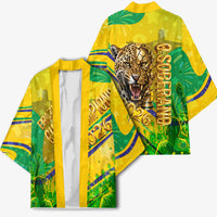 Brazil Football Champions 2026 Kimono Sovereign Jaguar Golden Trophy 3D Graphic Design
