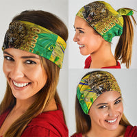 Brazil Football Champions 2026 Neck Gaiter Sovereign Jaguar Golden Trophy 3D Graphic Design