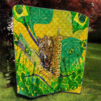 Brazil Football Champions 2026 Quilt Sovereign Jaguar Golden Trophy 3D Graphic Design