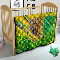 Brazil Football Champions 2026 Quilt Sovereign Jaguar Golden Trophy 3D Graphic Design