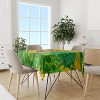 Brazil Football Champions 2026 Tablecloth Sovereign Jaguar Golden Trophy 3D Graphic Design