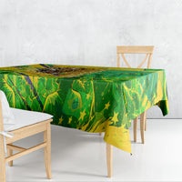 Brazil Football Champions 2026 Tablecloth Sovereign Jaguar Golden Trophy 3D Graphic Design