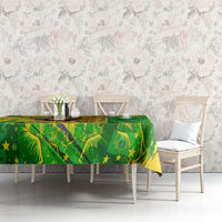 Brazil Football Champions 2026 Tablecloth Sovereign Jaguar Golden Trophy 3D Graphic Design