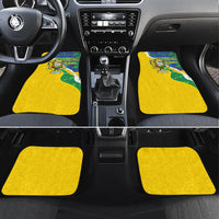 Brazil Football World Champions 2026 Car Mats Brasil Futebol - Jaguar Mascot - Vibrant Carnival Style